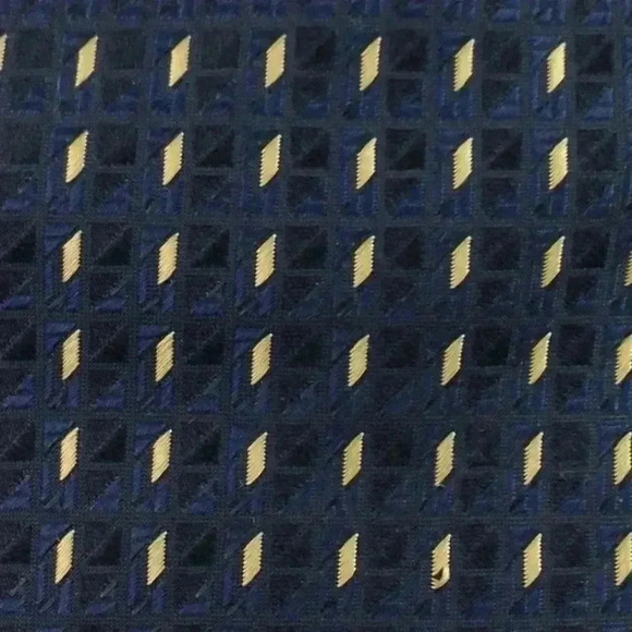 Burma Bibas Blue Multi-Color Silk Tie 58" x 4" - Picture 2 of 4